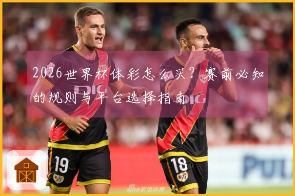 2026世界杯体彩怎么买？赛前必知的规则与平台选择指南